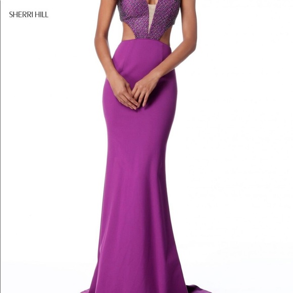 NWT IN BLACK Sherri Hill formal - Picture 3 of 3